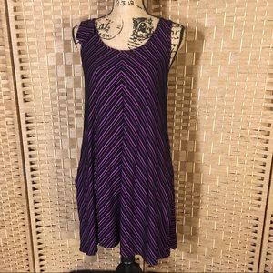 Olsenboye sleeveless high-low dress